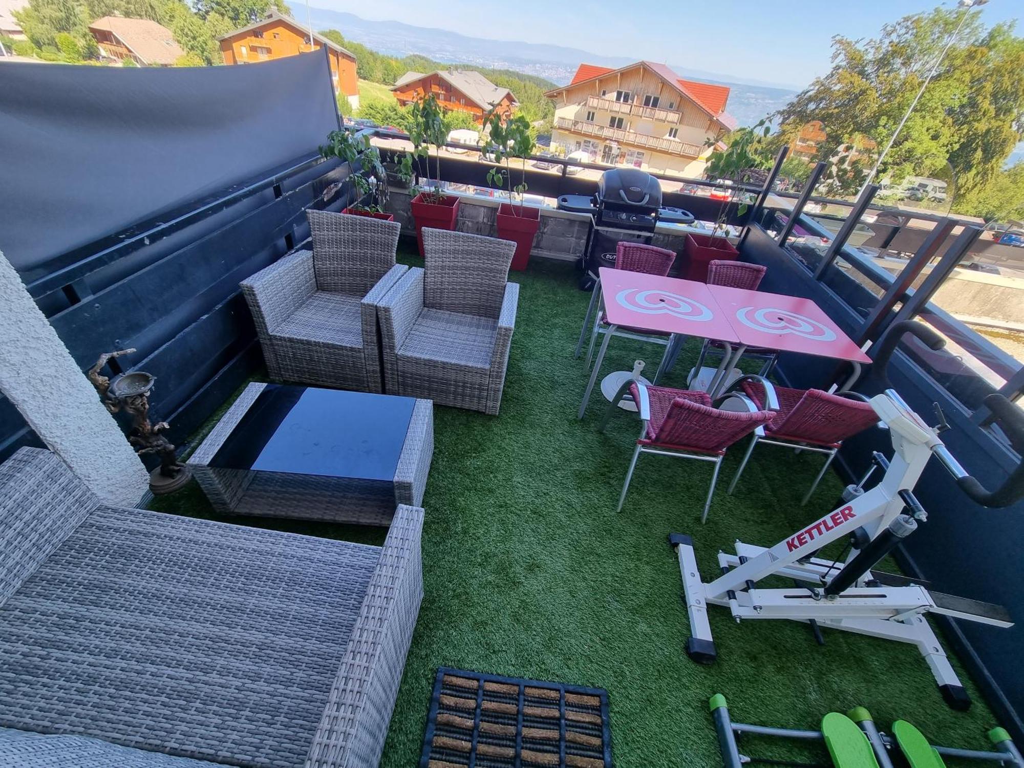 Le 20 Apartment Thollon-les-Memises Bagian luar foto